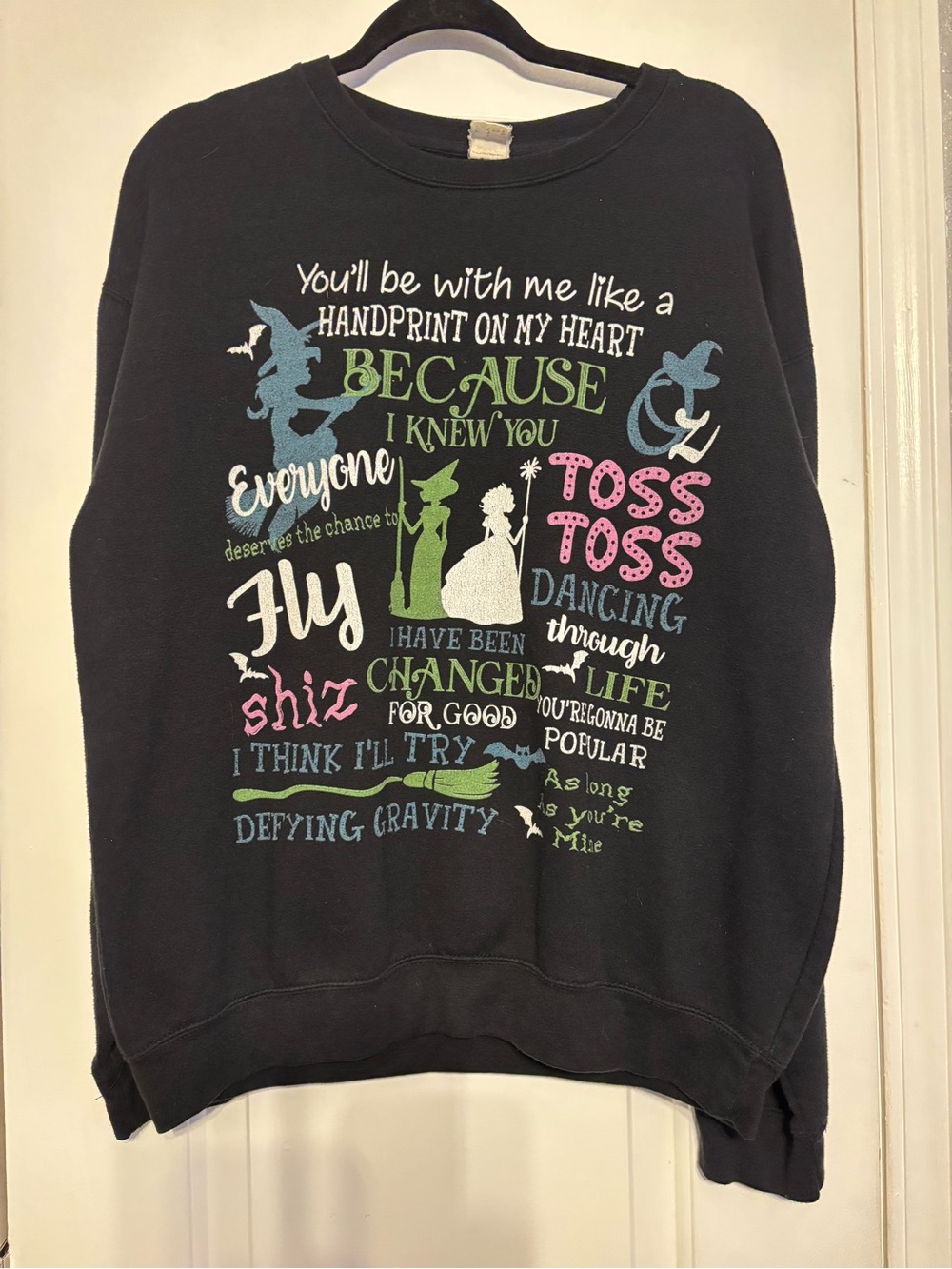 Black WICKED Crewneck Sweatshirt